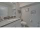 Powder bathroom featuring modern vanity and fixtures at 2916 Satire St, Kissimmee, FL 34746