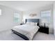 Comfortable bedroom showcasing soft carpet, natural light, and tasteful decor for a peaceful ambiance at 299 Marcello Blvd, Kissimmee, FL 34746