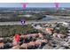 Aerial view of community showing proximity to Walt Disney World Resort and Interstate 4 at 3016 Parkway Blvd # 110, Kissimmee, FL 34747