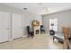 Living area with tile flooring, fireplace, and neutral paint at 34429 Alameda Dr, Sorrento, FL 32776