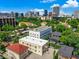 Scenic aerial view of a building showcasing downtown Orlando skyline at 613 E Ridgewood St # 5, Orlando, FL 32803