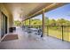 Outdoor patio seating with serene views and ample space for entertaining guests at 629 Dory Ln # 202, Altamonte Springs, FL 32714