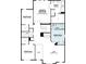 Upstairs floor plan featuring four bedrooms, including an owner's suite, and three bathrooms at 726 Pointe Emerson Blvd, Apopka, FL 32703