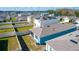 Aerial view of a fenced backyard, showing the home's layout and outdoor space at 1260 Berry Ln, Davenport, FL 33837