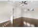 Bedroom with hardwood flooring, ceiling fan, neutral paint, recessed lighting, and three windows at 1690 Oneco Ave, Winter Park, FL 32789