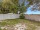 View of the backyard area with fencing at 1970 Larkwood Dr, Apopka, FL 32703