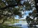 Picturesque lake view framed by mature trees, showcasing serene waters and distant shoreline scenery at 2913 Carmia Dr, Orlando, FL 32806