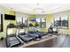 Community gym with modern treadmills and elliptical machines, plus mounted televisions at 2945 Simile St, Kissimmee, FL 34746