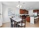 Open dining room area flows into the kitchen and features tile floors at 3270 Mt Vernon Way, Kissimmee, FL 34741