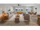 This well-lit living room has lovely decor and an amazing water view at 5323 Rochester Pl, St Cloud, FL 34771