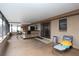 Enclosed patio with outdoor seating, tile bar, and view of the outdoors at 7119 Leighton Way, Orlando, FL 32822