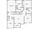 Floor plan showcasing bedrooms, bathrooms, and loft on the upper level at 917 Carmillion Ct, Groveland, FL 34736