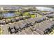 Community aerial view with lakes and well maintained landscaping at 12064 Encore At Ovation Way, Winter Garden, FL 34787