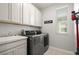 A well-equipped laundry room with modern washer and dryer at 12064 Encore At Ovation Way, Winter Garden, FL 34787