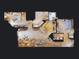 3D floorplan showcasing layout of home at 5300 S Atlantic Ave # 6-206, New Smyrna Beach, FL 32169