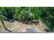 A view of the backyard shows a grassy area and treeline with a play set and a glimpse of the house roof at 5508 Meridian Way, Orlando, FL 32808
