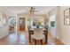 Inviting dining room boasting plenty of natural light, unique tile floors, and neutral tones at 1585 Chestnut Ave, Winter Park, FL 32789