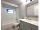 Clean bathroom featuring a shower-tub combo and a modern vanity at 210 Cadillac Ct, Altamonte Springs, FL 32701