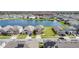 Picturesque community featuring single-Gathering homes with lake views and manicured landscaping at 2687 Chantilly Ave, Kissimmee, FL 34741