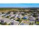 Overhead view of the neighborhood highlighting the well-maintained homes at 4012 Longworth Loop, Kissimmee, FL 34744