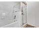 Bathroom features a shower with glass doors at 142 Villa Di Este Ter # 204, Lake Mary, FL 32746