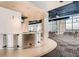 Resident bar with ample counter space and city views at 150 E Robinson St # 1214, Orlando, FL 32801