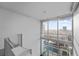 Upstairs bedroom view features large window with city views at 150 E Robinson St # 1214, Orlando, FL 32801