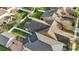 Aerial view of the property showcasing the backyard, surrounding neighborhood, and well-maintained landscaping at 15174 Evergreen Oak, Winter Garden, FL 34787
