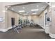 Indoor gym area with cardio equipment and weights at 167 Villa Di Este Ter Ter # 213, Lake Mary, FL 32746