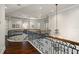 Elegant hallway with decorative ceiling, chandelier, and wood flooring at 11324 Bridge House Rd, Windermere, FL 34786