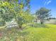 Backyard with a well-maintained lawn and mature shade trees, perfect for outdoor enjoyment at 123 Vitoria Rd, Davenport, FL 33837