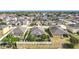 Scenic aerial shot of a vibrant neighborhood showcasing a variety of houses with fenced yards at 123 Vitoria Rd, Davenport, FL 33837