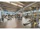 Well-equipped gym with modern exercise machines, mirrors, and large windows at 150 E Robinson St # 2602, Orlando, FL 32801