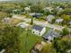 Aerial view of home, green lawn, and the neighborhood on a sunny day, as seen from behind the home at 3778 Martin St, Orlando, FL 32806