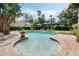 Inviting pool and spa area featuring a lush garden at 400 W Par St, Orlando, FL 32804