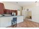 Well-appointed kitchen area with bar seating, perfect for casual dining and entertaining at 832 Westshore Ct, Casselberry, FL 32707