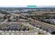 Aerial view showcases Tavares Middle School near this neighborhood's convenient location and community at 1703 Wynford Cir, Tavares, FL 32778