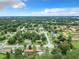 Birds eye shot of a neighborhood highlighting houses with lush trees and well-maintained landscaping at 23 Judith Ln, Orlando, FL 32811