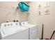 Well-equipped laundry room featuring a modern washer and dryer set at 2483 Dubai St, Kissimmee, FL 34747