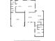 Detailed floor plan showcasing layout of rooms and dimensions of a single-story home at 3819 Breckinridge Ln, Clermont, FL 34711