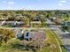 Beautiful aerial view of home with mature trees and landscaping at 4804 Laddie Ct, Orlando, FL 32821