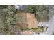 Aerial view of roof and backyard featuring tree coverage of the home at 5149 Clarion Oaks Dr, Orlando, FL 32808