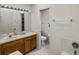 Full bathroom with a single sink vanity and a toilet in a separate room at 5149 Clarion Oaks Dr, Orlando, FL 32808