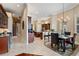 Open concept, showing the kitchen, dining area and stairs at 10742 Boca Pointe Dr, Orlando, FL 32836