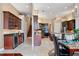 Open concept, showing the kitchen, dining area and stairs at 10742 Boca Pointe Dr, Orlando, FL 32836