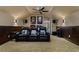 A comfortable home theater room with a movie screen, speakers, and cozy seating at 10742 Boca Pointe Dr, Orlando, FL 32836