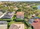 Here is an aerial view of this home showing its screened pool at 1246 Pallister Ln, Lake Mary, FL 32746