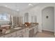 Bathroom featuring double sinks with granite counters and tile floors at 1246 Pallister Ln, Lake Mary, FL 32746