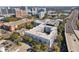 Expansive aerial view of the residential complex, displaying the surrounding neighborhood and the nearby highway at 206 E South St # 1030, Orlando, FL 32801