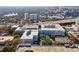 Expansive aerial view of the property highlighting lake views and highway accessibility at 206 E South St # 1030, Orlando, FL 32801